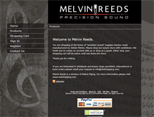 Tablet Screenshot of melvinreeds.com